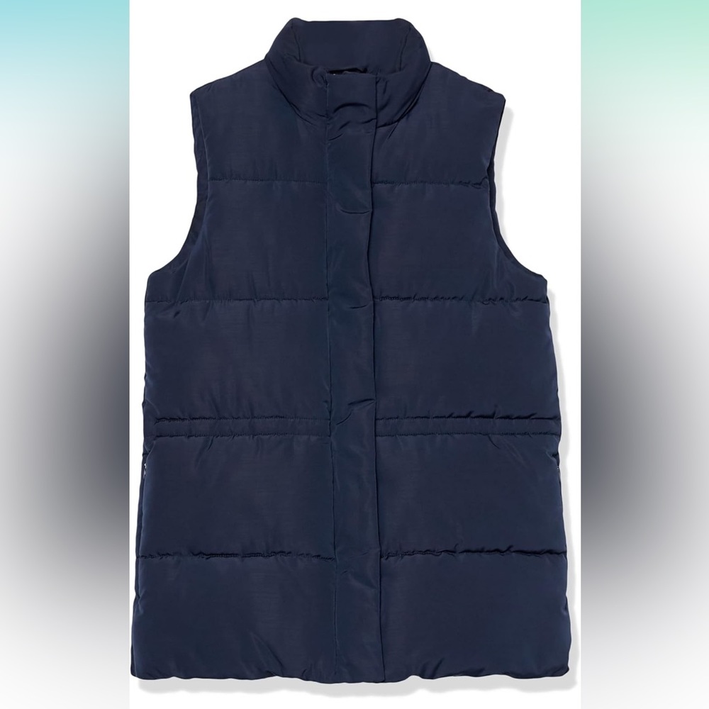 Unisex Navy Puffer Vest